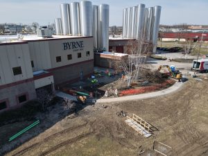 Photos from various expansions at the Dewitt plant