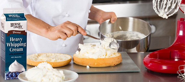 Farm to table Fresh Cooking Cream and Baking Cream image from Byrne Dairy - Creams in New York State