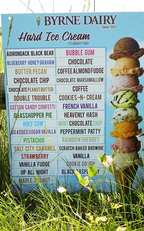 ice cream suppliers image of ice cream stand sign list of ice cream flavors from byrne dairy